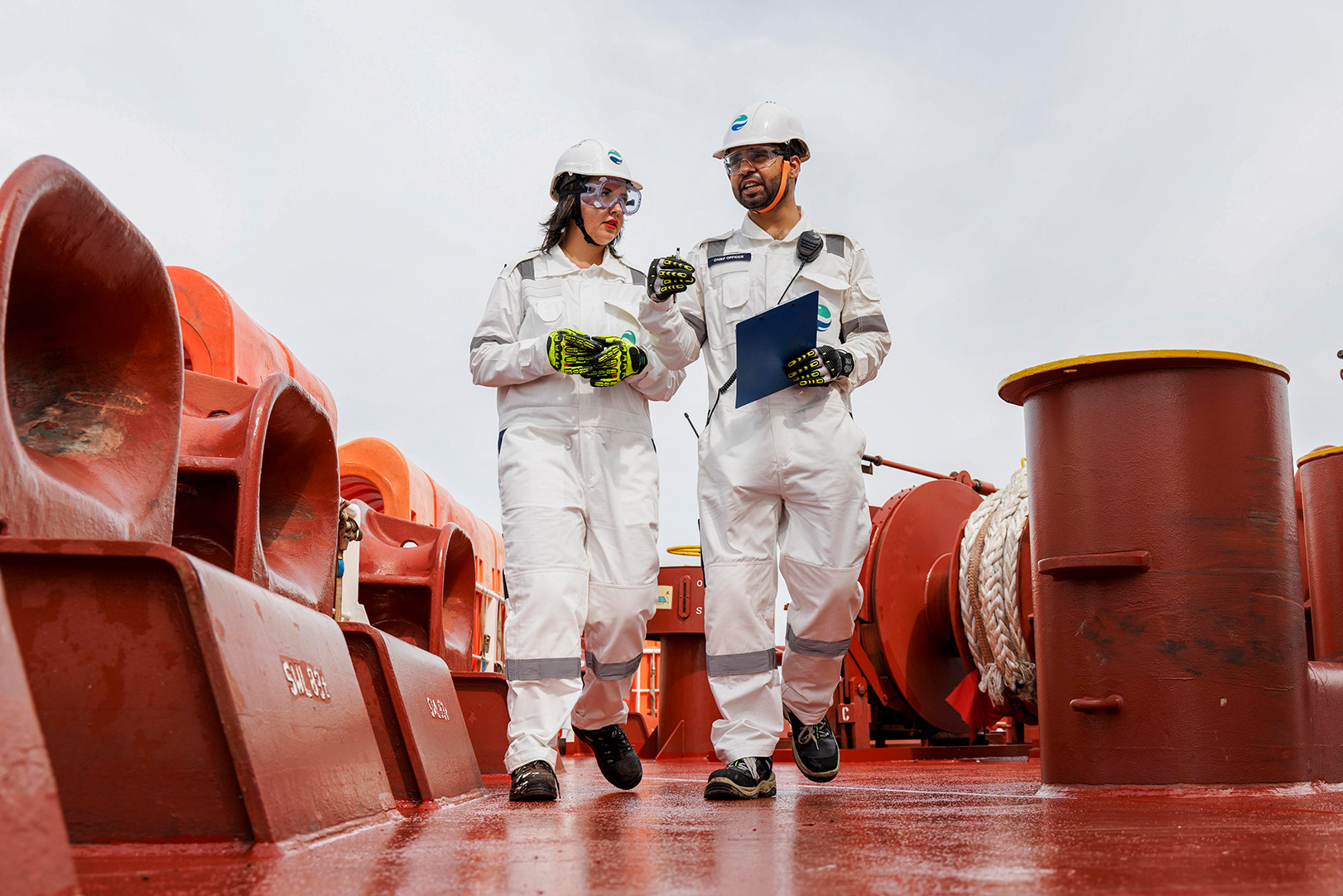 Safety officers on deck